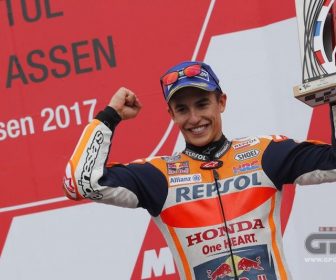 マルケス『雨が降ってきたんでタイトル争いのことを考えた』2017アッセンGP marquez-podio