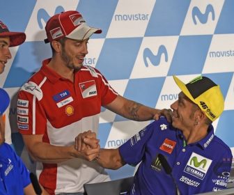 ドヴィツィオーゾ『ロッシ復帰にトキメキ』2017アラゴンGP rossi-dovizioso1