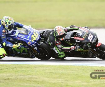 ロッシ『気狂いオーバーテイク?僕の方がバカだから』2017フィリップアイランド rossi-zarco (1)