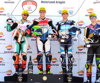 スペイン選手権(CEV)2017 アラゴン戦【モト2:予選&決勝リザルト】 2017-cev-moto2-aragon-race2-podio