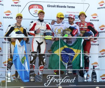 スペイン選手権(CEV)2017 バレンシア戦【モト2:予選&決勝リザルト】 2017-cev-moto2-valencia-podium