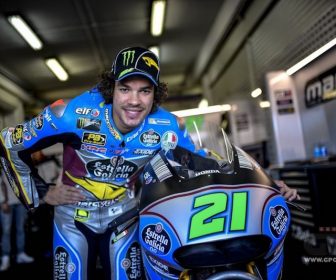 モルビデッリ『ロッシやマルケスと一緒に走れるなんて感激!』2017バレンシアテスト morbidelli-viso