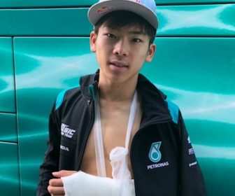 佐々木歩夢、左手首骨折:2018ミザノGP dmpmrl8xgaasule-630x415