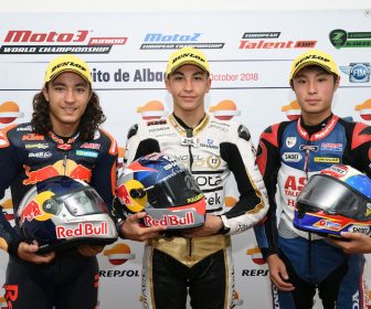 國井 3位、スペイン選手権(CEV)2018 アルバセテ戦【モト3:予選&決勝リザルト】 2018-cev-albacete-moto3-podio