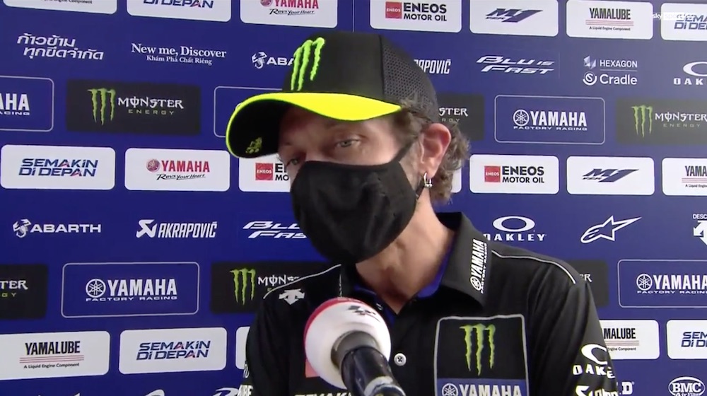 ロッシ『新ヤマハ機も例のタイヤ問題が…』2020スペインGP