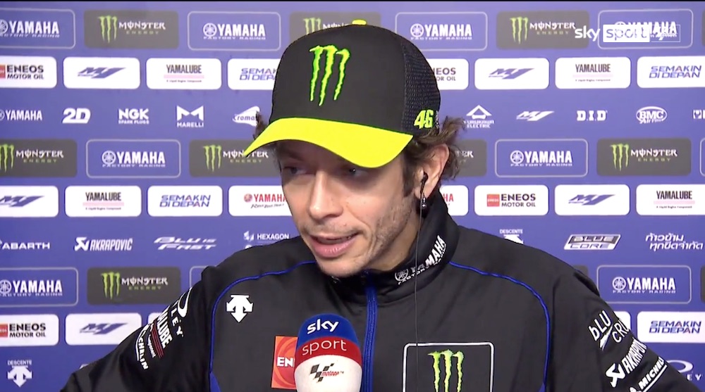 ロッシ『あんな問題は12年ぶりだそうで…』2020ヨーロッパGP