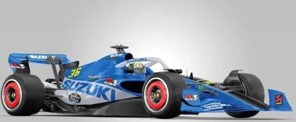 もしもモトGPカラーリングでF1マシンを作ったら？