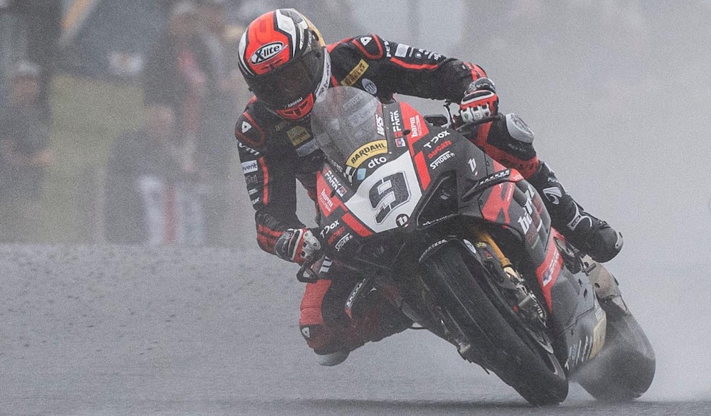 ペトルッチ盲滅法スタートで8位、1順位降格処分も：2023 SBK オーストラリア