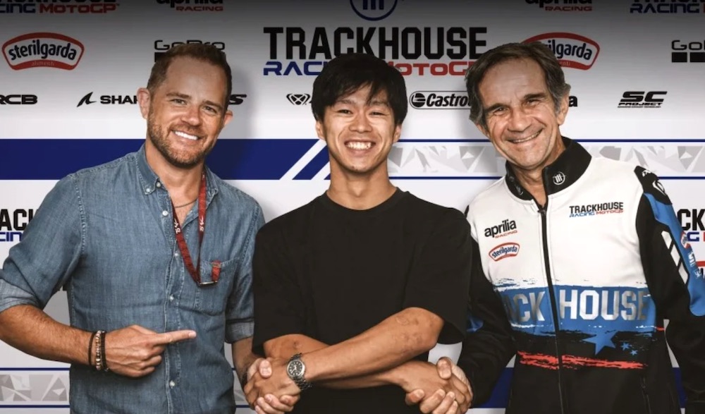 小椋藍、公表：アプリリアTrackhouseからモトGP昇格